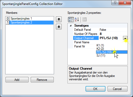 CoreAudioOutputChannelFuerSpontanjingles2Auswaehlen