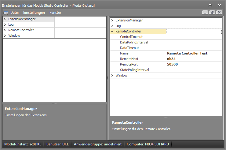 StudioClientConfigDialog