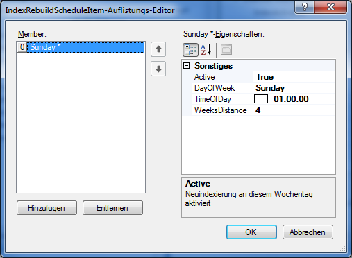 RebuildSchedule