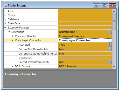 CommLayerConnectorSettings