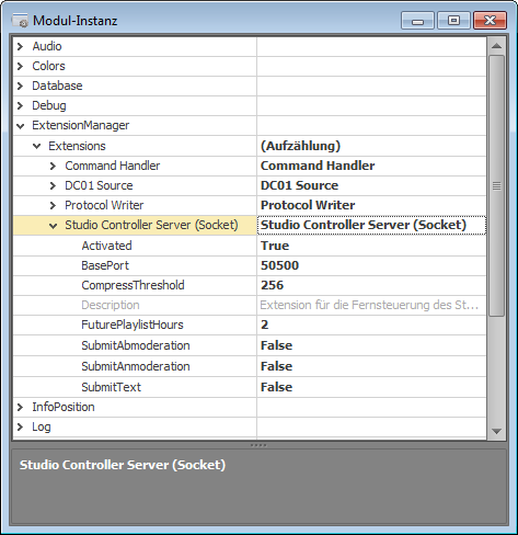 StudioControllerServerSocket